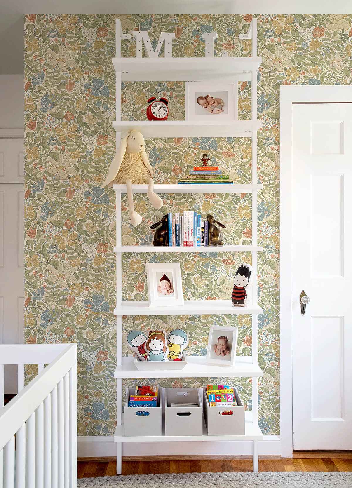 Midsommar Light Green Floral Medley Wallpaper - York Wallcoverings - 4111-63017 - York Wallcoverings Wallpaper