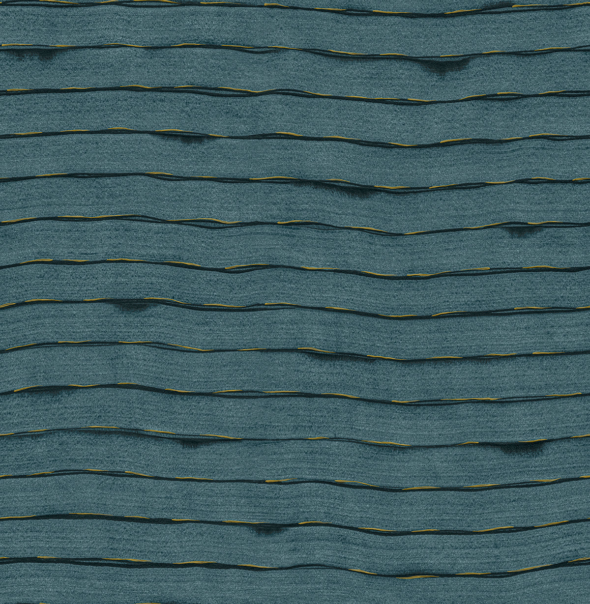 naia-blue-horizontal-wavy-lines-wallpaper-york-wallcoverings-ast4682 - York Wallcoverings Wallpaper