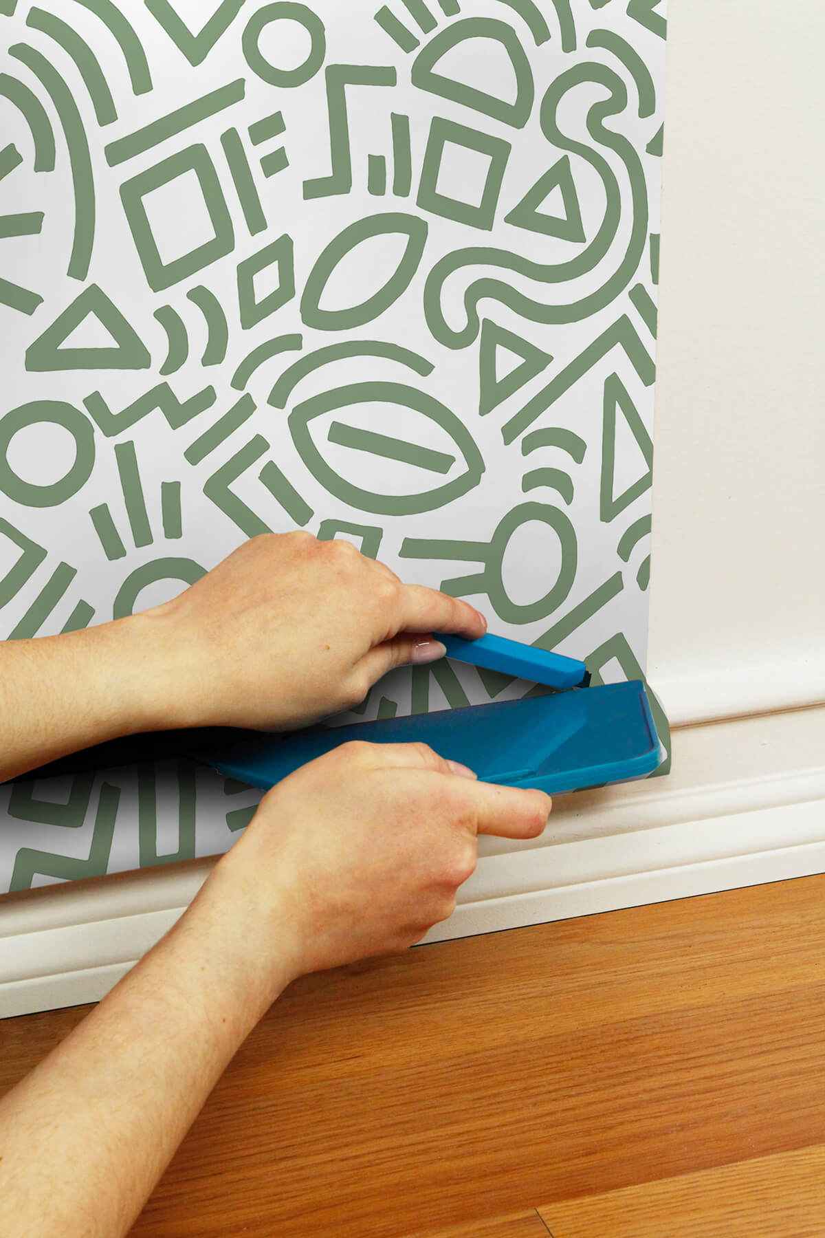 Sage Doodle Abstract Peel and Stick Wallpaper - York Wallcoverings - AES4791 - York Wallcoverings Wallpaper