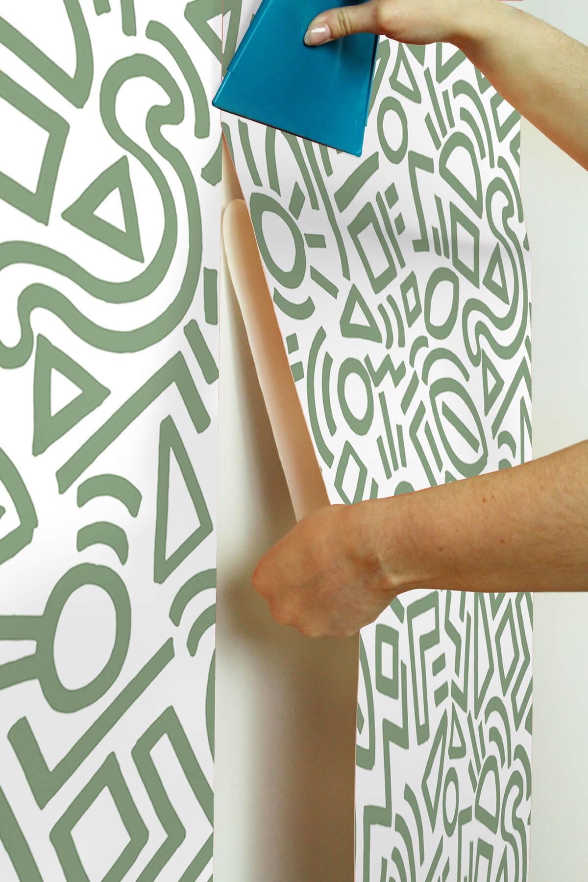 sage-doodle-abstract-peel-and-stick-wallpaper-york-wallcoverings-aes4791 - York Wallcoverings Wallpaper