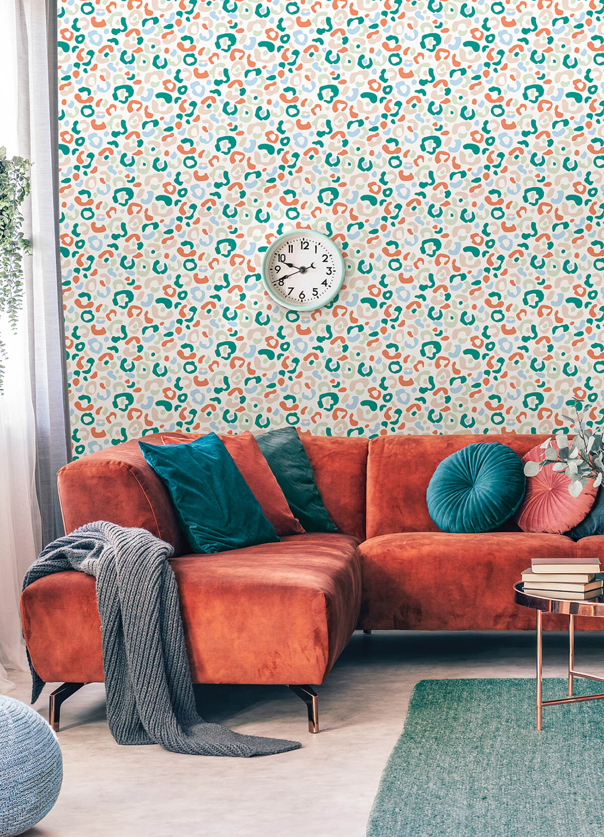 multi-bright-leopard-spots-peel-and-stick-wallpaper-york-wallcoverings-aes4795 - York Wallcoverings Wallpaper