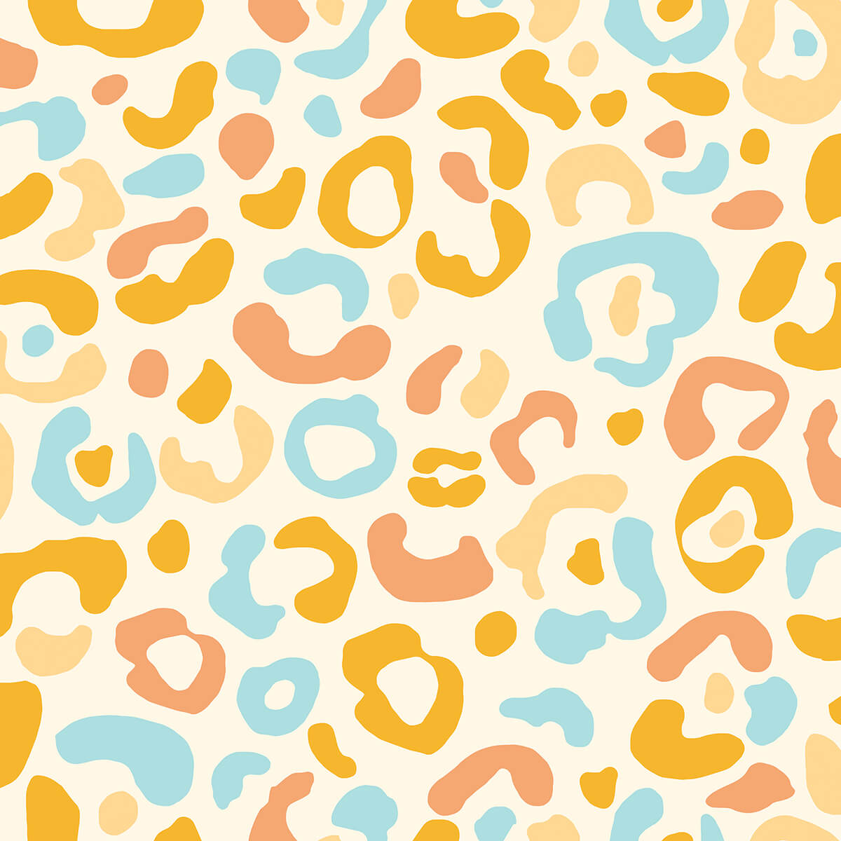 multi-warm-leopard-spots-peel-and-stick-wallpaper-york-wallcoverings-aes4797 - York Wallcoverings Wallpaper