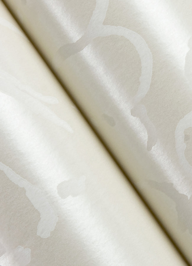 Sonnet Platinum Floral Wallpaper - 4060-138910- York Wallcovering