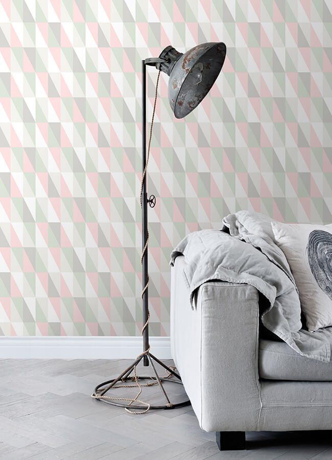 inez-pastel-geometric-wallpaper-york-wallcoverings-4060-138919 - York Wallcoverings Wallpaper