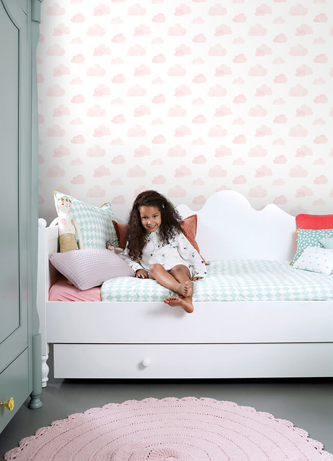 irie-pink-clouds-wallpaper-york-wallcoverings-4060-138929 - York Wallcoverings Wallpaper