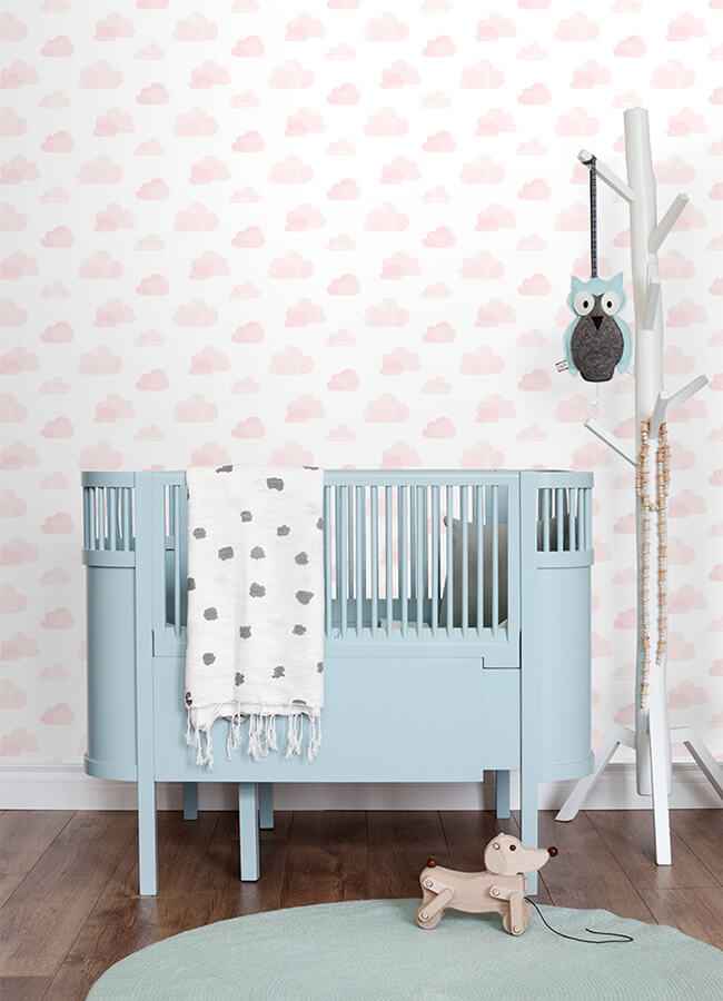 Irie Pink Clouds Wallpaper - York Wallcoverings - 4060-138929 - York Wallcoverings Wallpaper
