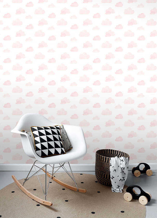 irie-pink-clouds-wallpaper-york-wallcoverings-4060-138929 - York Wallcoverings Wallpaper