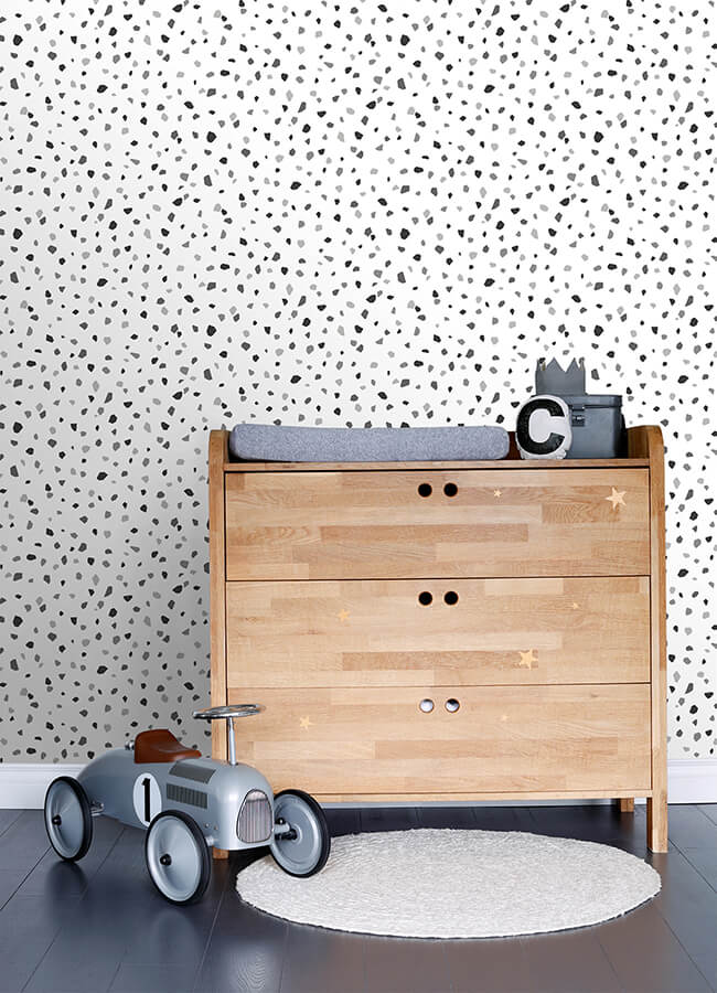 ona-charcoal-terrazzo-wallpaper-york-wallcoverings-4060-139034 - York Wallcoverings Wallpaper