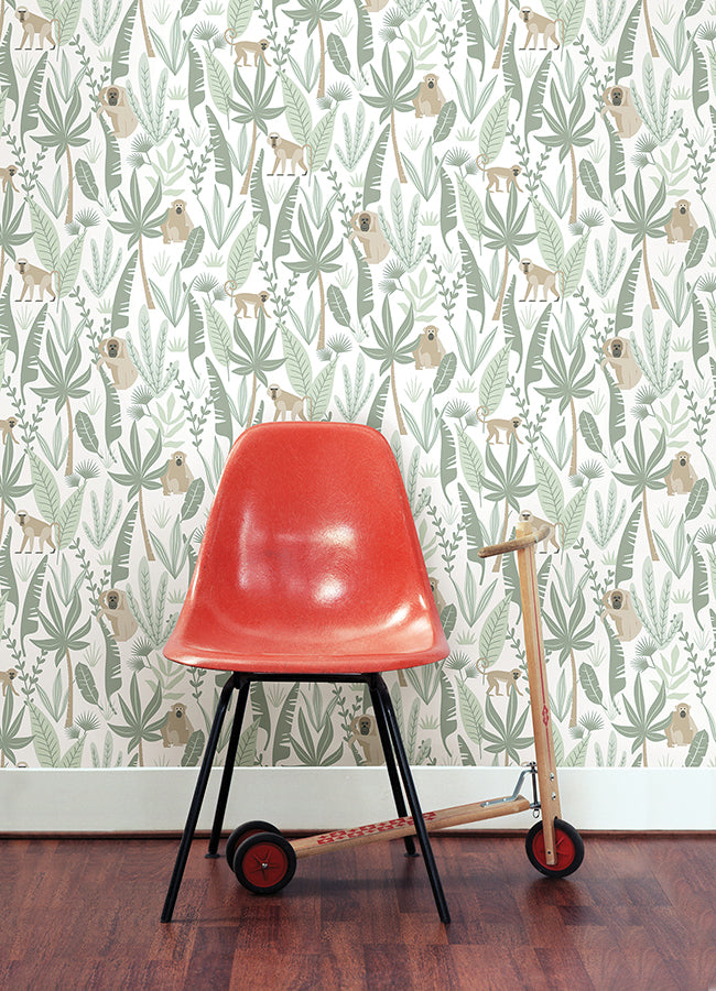 kiki-light-green-monkeys-wallpaper-york-wallcoverings-4060-139071