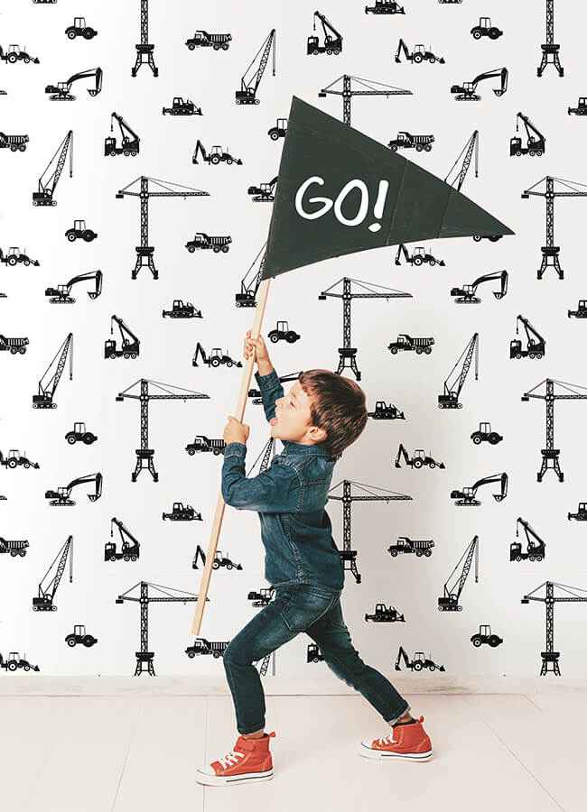 Eowyn Black Cranes Wallpaper - York Wallcoverings - 4060-139263 - York Wallcoverings Wallpaper
