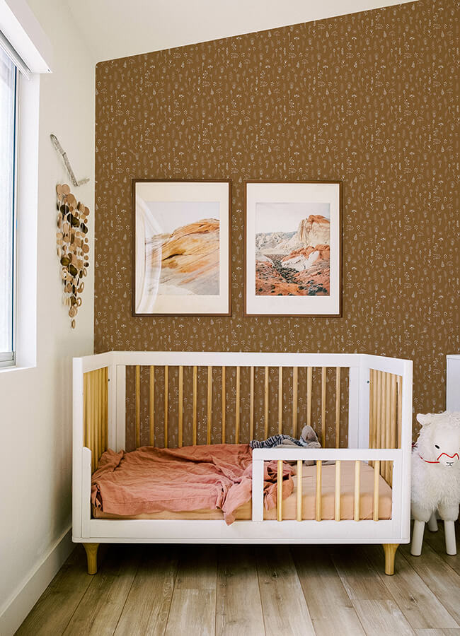 tatula-chestnut-floral-wallpaper-york-wallcoverings-4060-139281 - York Wallcoverings Papel pintado