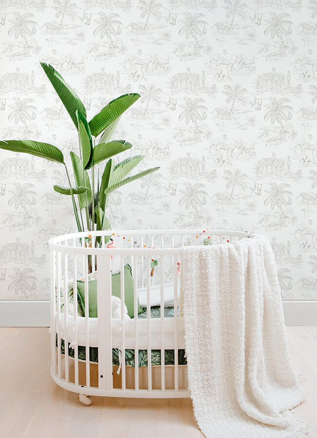 boheme-platinum-animals-wallpaper-york-wallcoverings-4060-347692 - York Wallcoverings Papel pintado