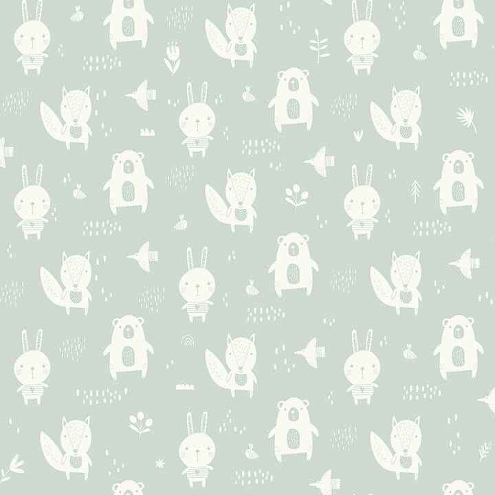 Bitsy Mint Woodland Wallpaper - York Wallcoverings - 4060-91304