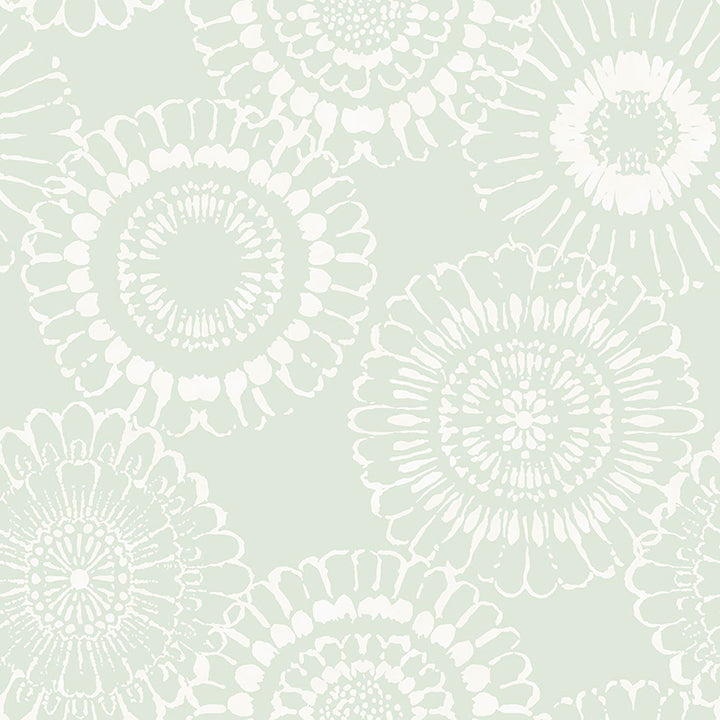 Picture of Sonnet Sage Floral Wallpaper
