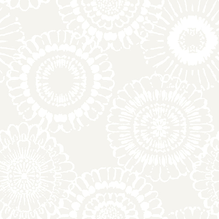 Picture of Sonnet Platinum Floral Wallpaper