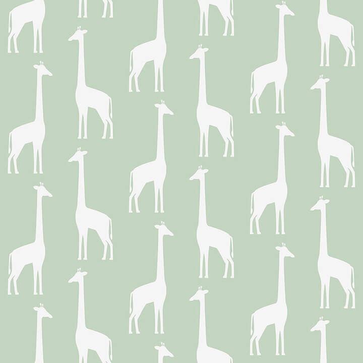 vivi-sage-giraffe-wallpaper-york-wallcoverings-4060-139058 - York Wallcoverings Papel pintado