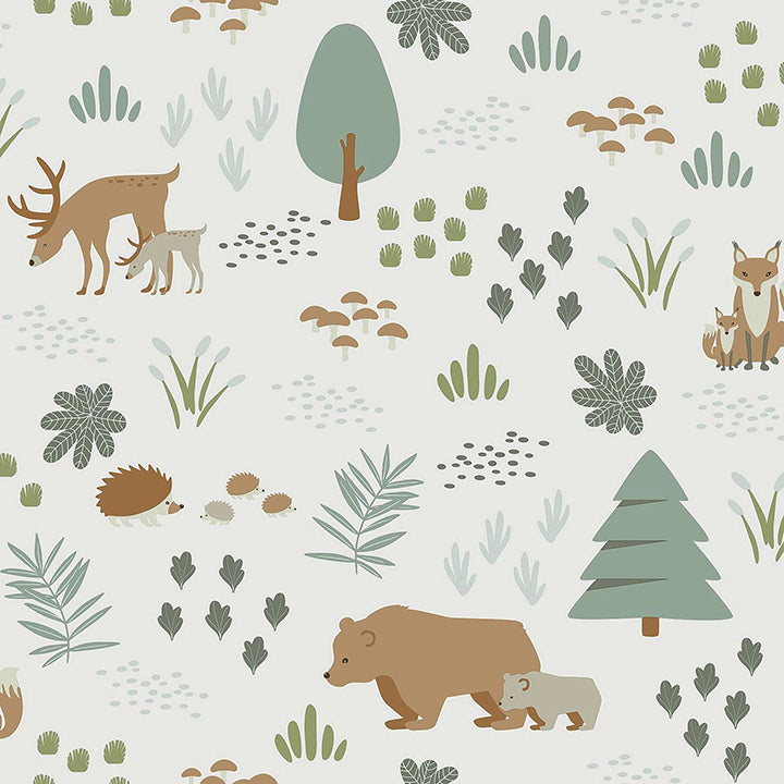 finola-moss-bears-wallpaper-york-wallcoverings-4060-139247 - York Wallcoverings Papel pintado