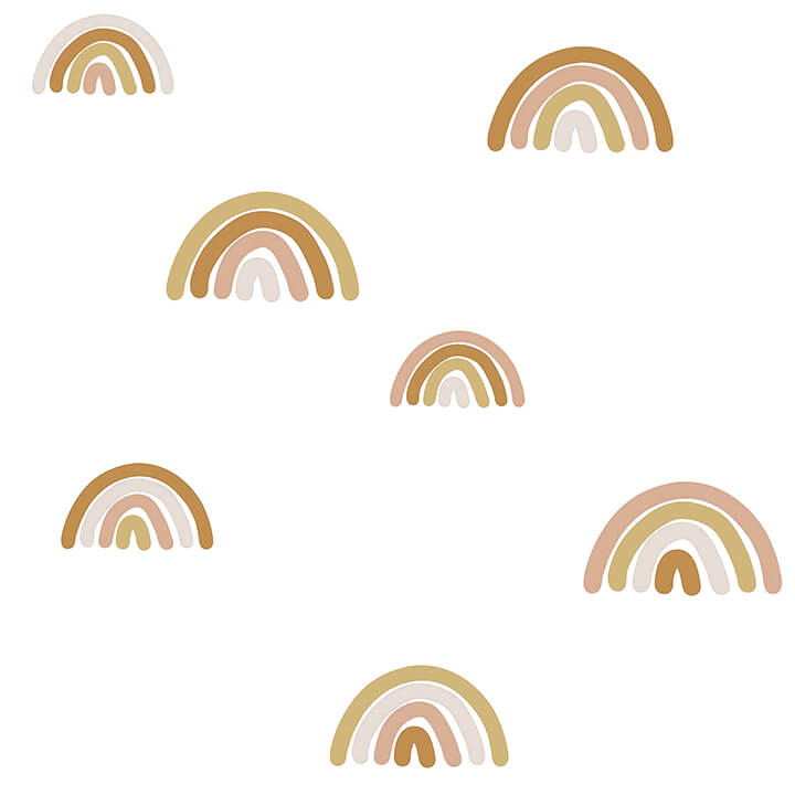joss-honey-rainbow-wallpaper-york-wallcoverings-4060-139253 - York Wallcoverings Wallpaper
