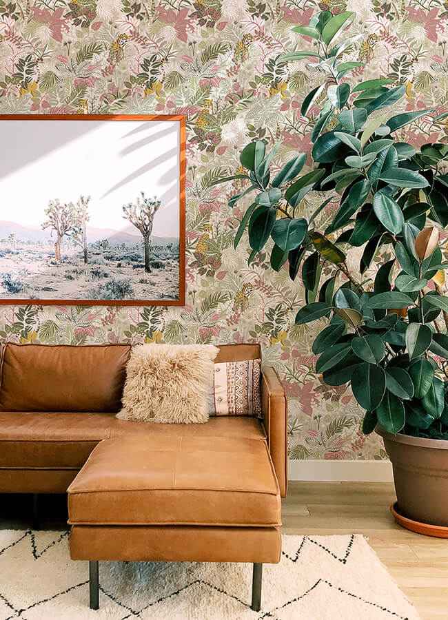 Sand Tropical Oasis Peel and Stick Wallpaper - York Wallcoverings - PFS4815 - York Wallcoverings Wallpaper