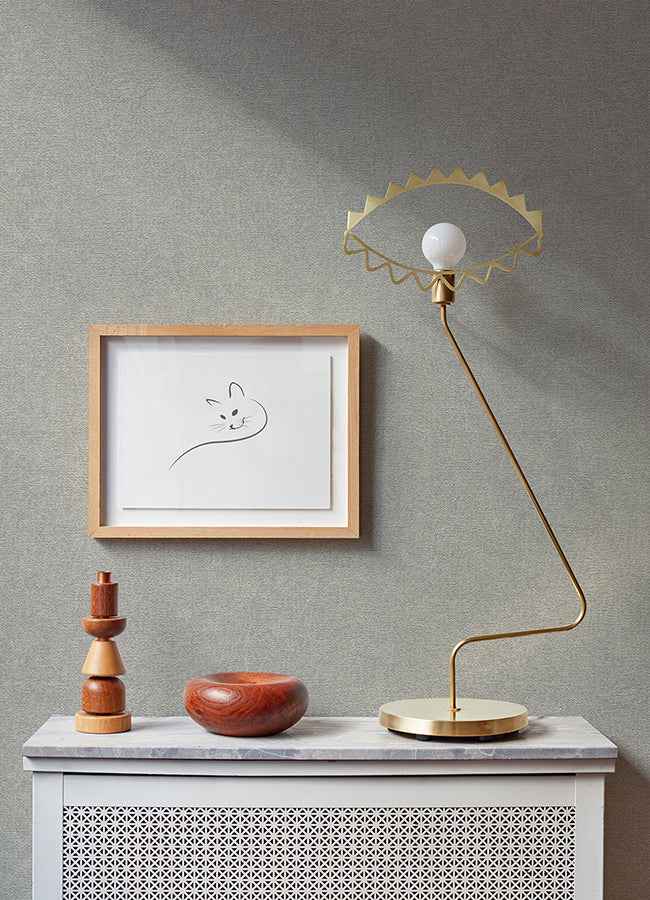 Dale Light Grey Texture Wallpaper - York Wallcoverings - 4096-554489 - York Wallcoverings Wallpaper