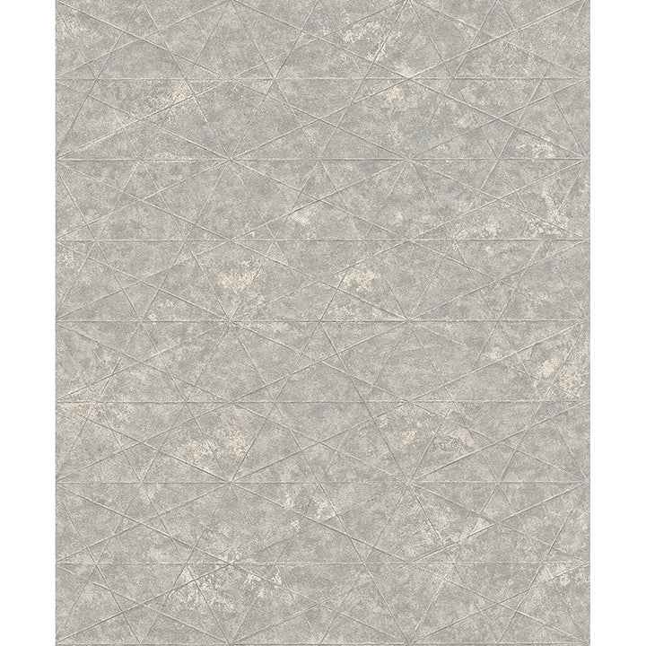 Seth Light Grey Triangle Wallpaper - York Wallcoverings - 4096-554328