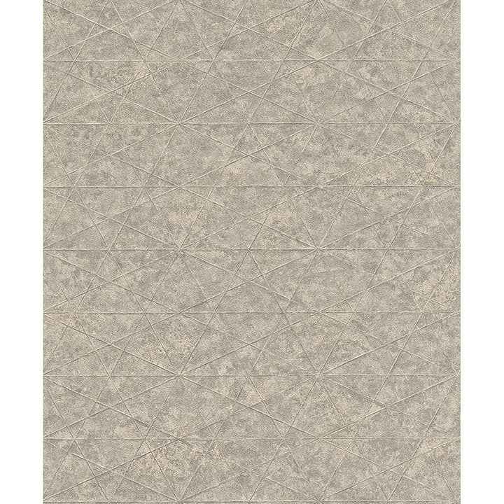 Seth Grey Triangle Wallpaper - York Wallcoverings - 4096-554342 - York Wallcoverings Wallpaper