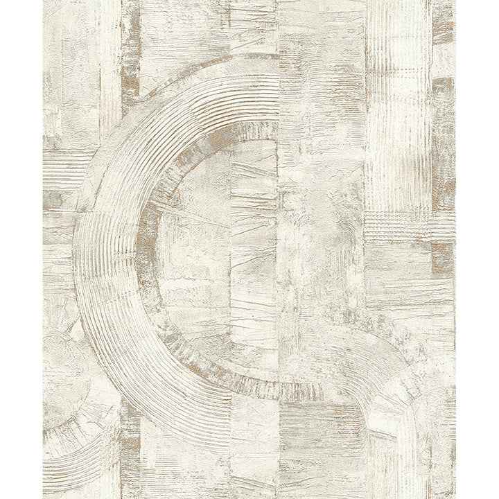 Abe Bone Geo Wallpaper - York Wallcoverings - 4096-554748 - York Wallcoverings Wallpaper