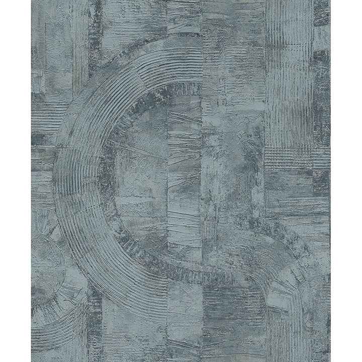 Abe Blue Geo Wallpaper - York Wallcoverings - 4096-554786 - York Wallcoverings Wallpaper