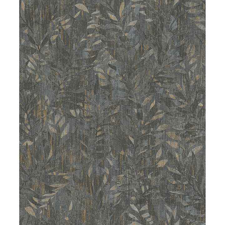 Beck Charcoal Leak Wallpaper - York Wallcoverings - 4096-561289