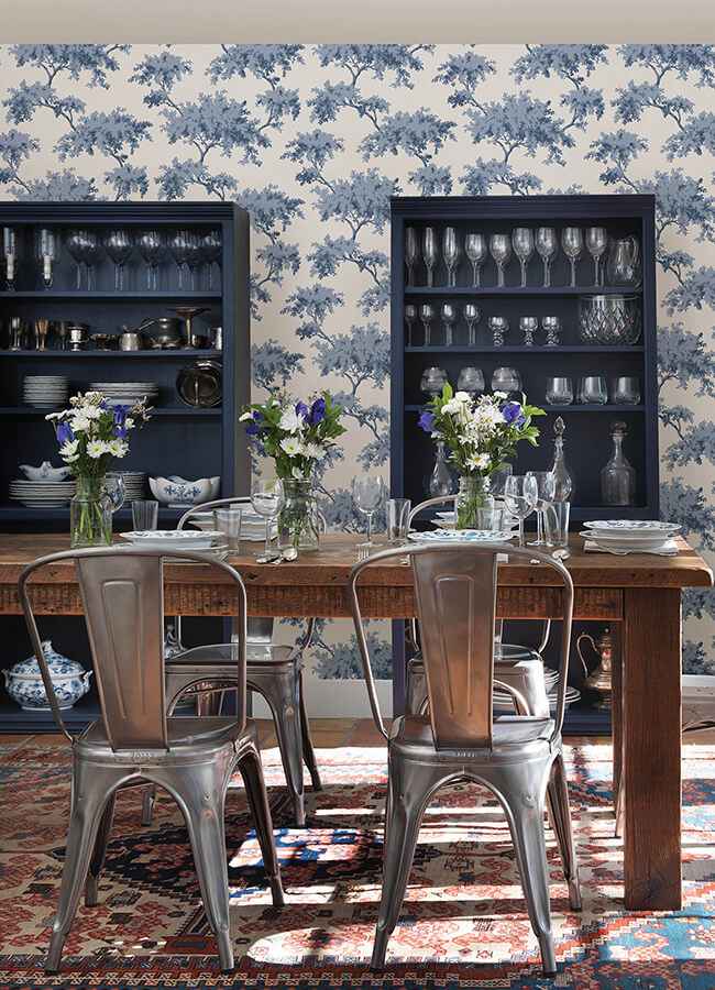 Denim Alder Peel and Stick Wallpaper - York Wallcoverings - NUS4472 - York Wallcoverings Wallpaper