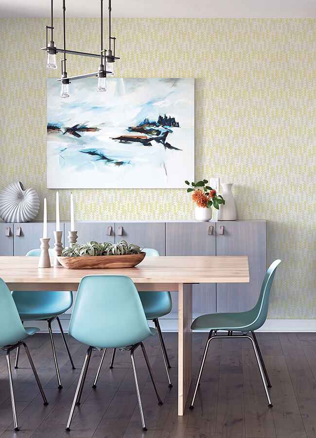 Erik Yellow Building Blocks Wallpaper - York Wallcoverings - 4066-26507 - York Wallcoverings Wallpaper