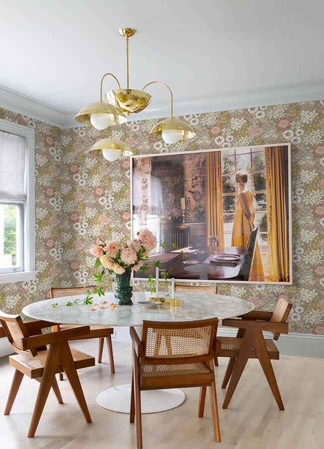 Karina Neutral Wildflower Garden Wallpaper - York Wallcoverings - 4066-26521 - York Wallcoverings Wallpaper