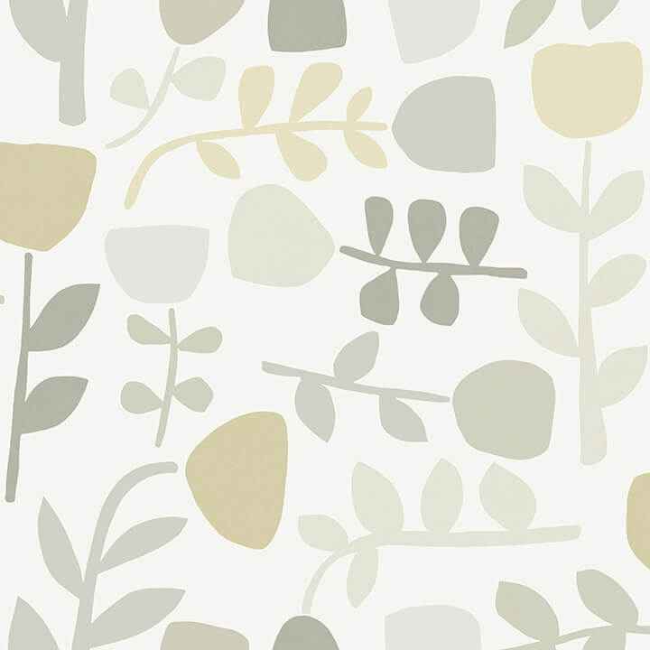 Juni Neutral Abstract Tulips Wallpaper - York Wallcoverings - 4066-26537 - York Wallcoverings Wallpaper
