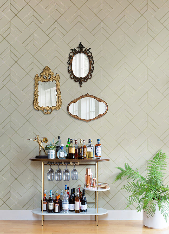 sander-light-grey-geometric-wallpaper-york-wallcoverings-4066-26545 - York Wallcoverings Wallpaper