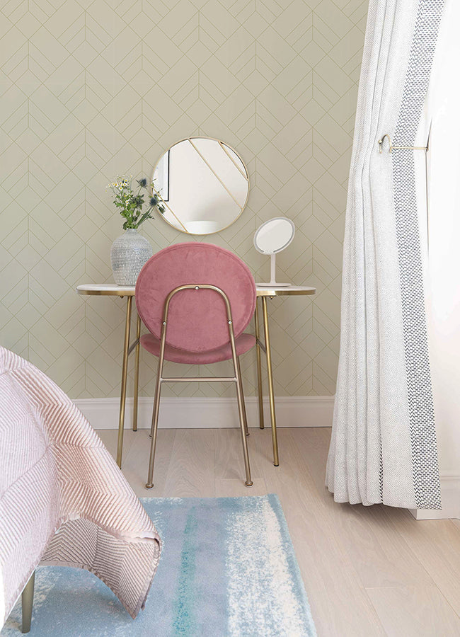 sander-light-grey-geometric-wallpaper-york-wallcoverings-4066-26545 - York Wallcoverings Wallpaper