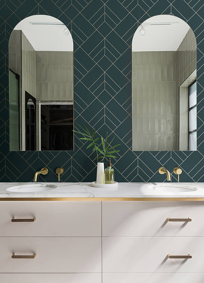 sander-slate-geometric-wallpaper-york-wallcoverings-4066-26546 - York Wallcoverings Papel pintado