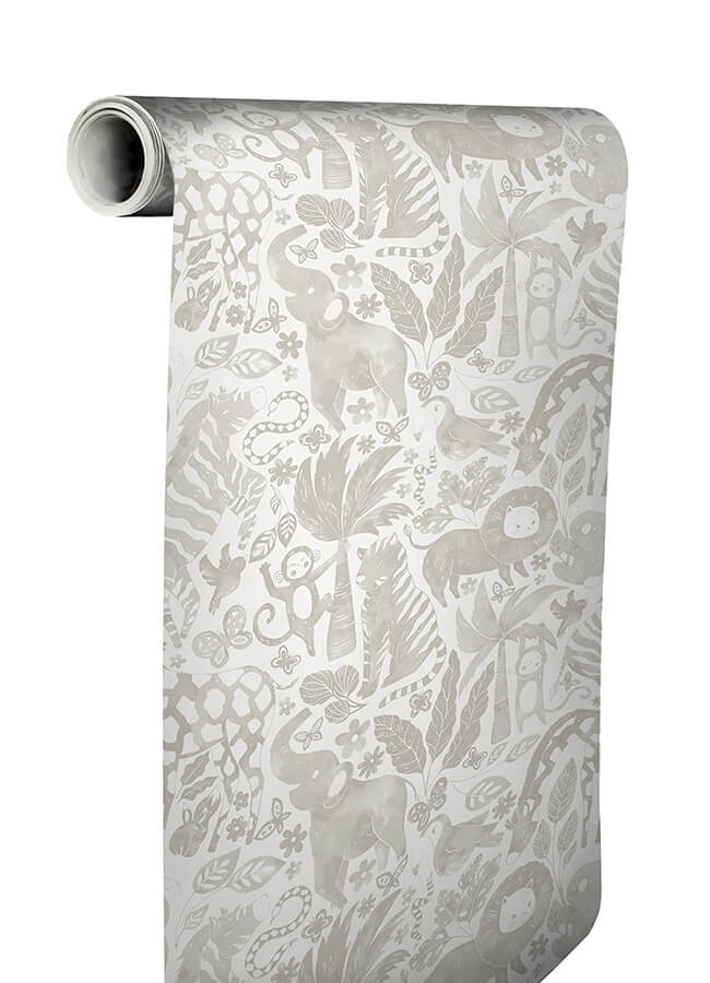 sweet-safari-taupe-peel-and-stick-wallpaper-york-wallcoverings-nus4852 - York Wallcoverings Wallpaper