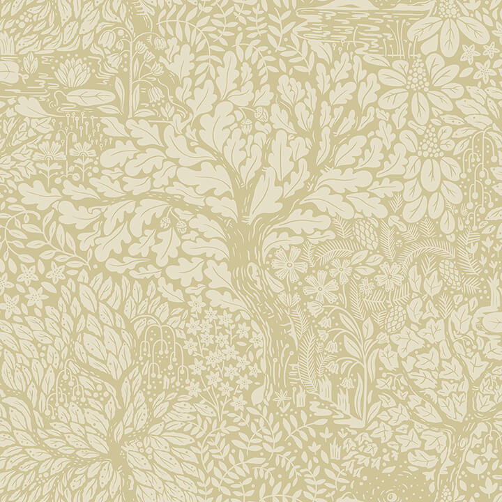 olle-sage-forest-sanctuary-wallpaper-york-wallcoverings-4080-83108 - York Wallcoverings Papel pintado