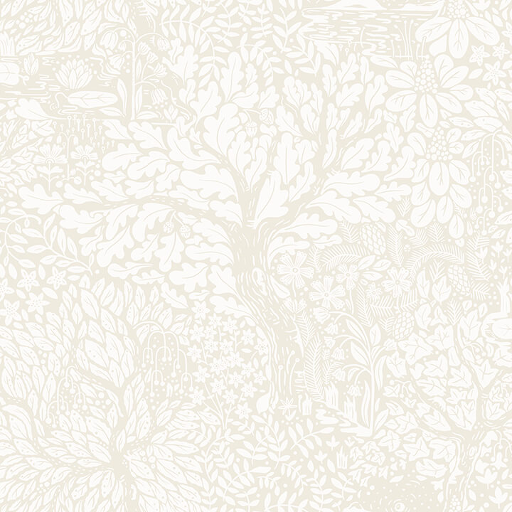 olle-cream-forest-sanctuary-wallpaper-york-wallcoverings-4080-83111 - York Wallcoverings Papel pintado