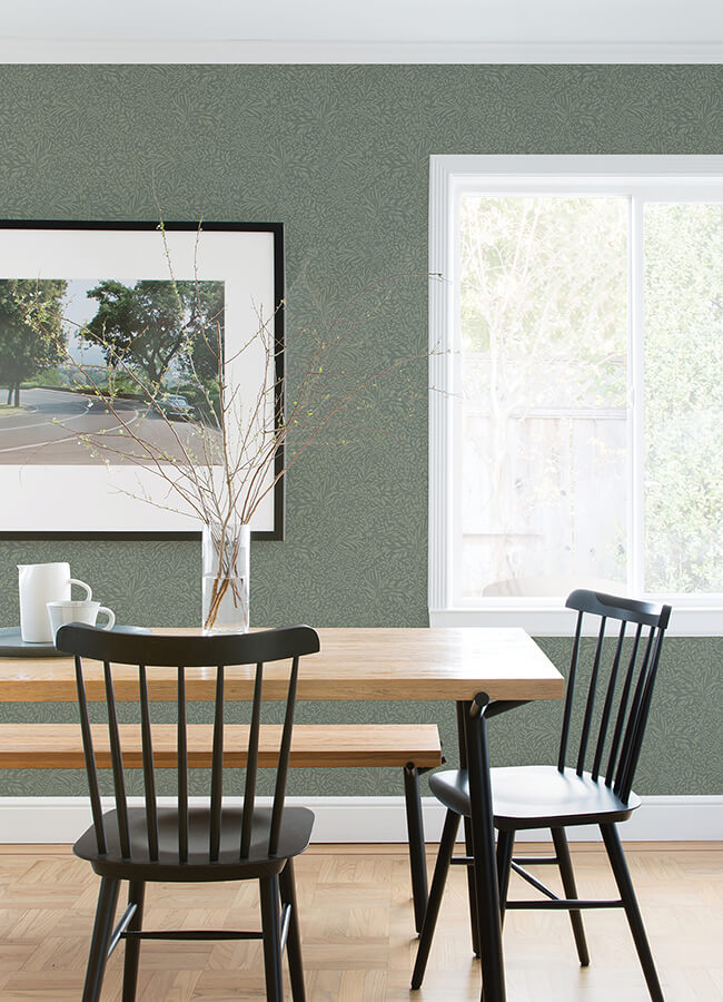 kristina-moss-botanical-wallpaper-york-wallcoverings-4080-92117 - York Wallcoverings Papel pintado