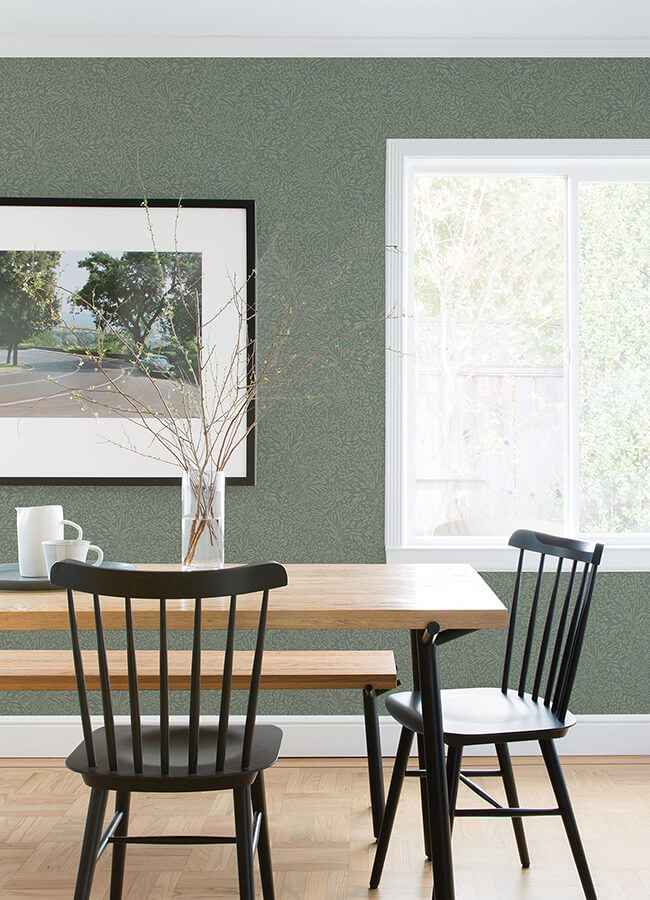 Kristina Moss Botanical Wallpaper - York Wallcoverings - 4080-92117 - York Wallcoverings Wallpaper
