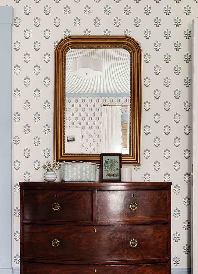 Oliver Heather Simple Stripe Wallpaper - York Wallcoverings - AST4970 - York Wallcoverings Wallpaper