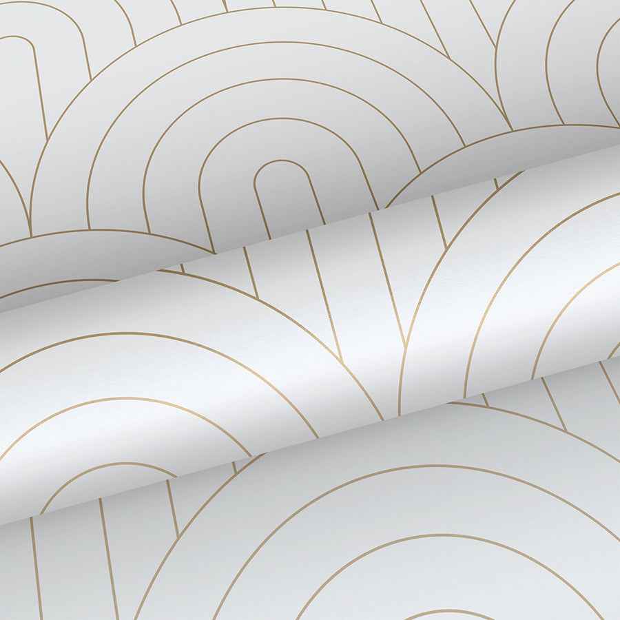 Lalique White Art Deco Motif Wallpaper - York Wallcoverings - DD139215 - York Wallcoverings Wallpaper