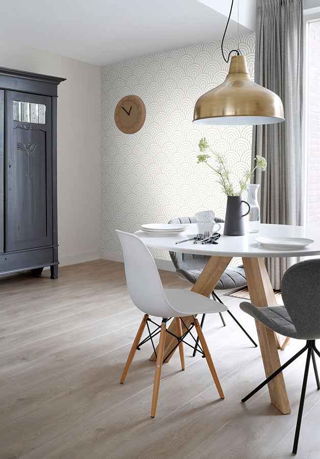 Lalique White Art Deco Motif Wallpaper - York Wallcoverings - DD139215 - York Wallcoverings Wallpaper