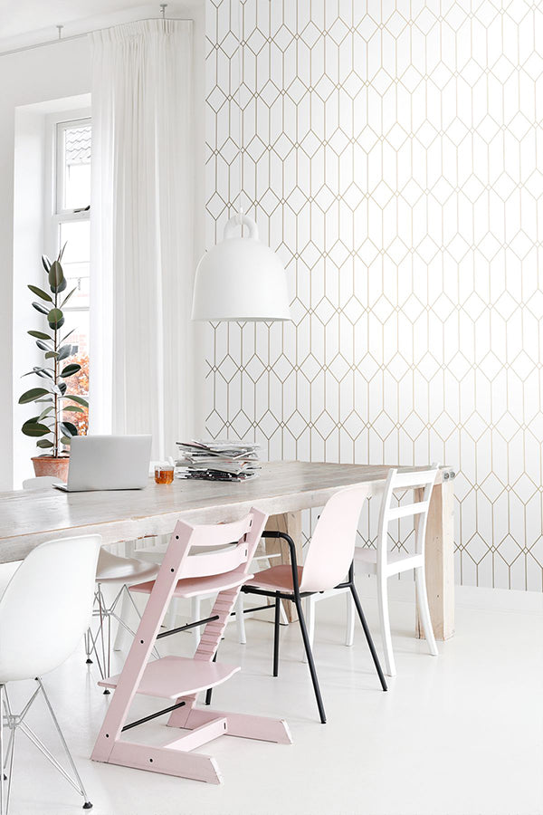 trilliant-white-art-deco-motif-wallpaper-york-wallcoverings-dd139223 - York Wallcoverings Papel pintado