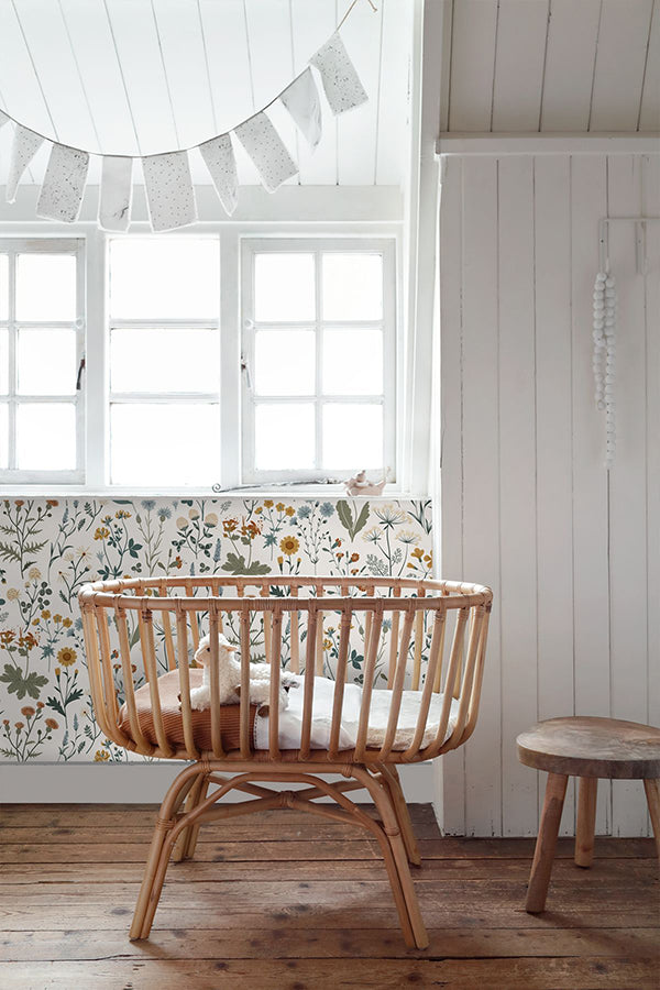 fiore-blue-wildflowers-wallpaper-york-wallcoverings-dd139391 - York Wallcoverings Wallpaper