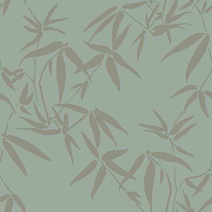 Guadua Green Bamboo Leaves Wallpaper - York Wallcoverings - DD347736