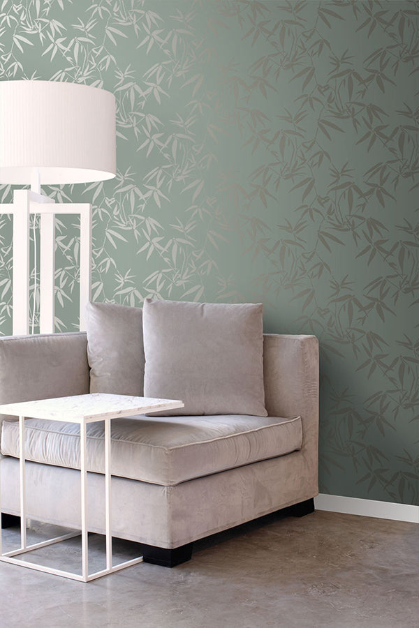 guadua-green-bamboo-leaves-wallpaper-york-wallcoverings-dd347736 - York Wallpaper Wallpaper