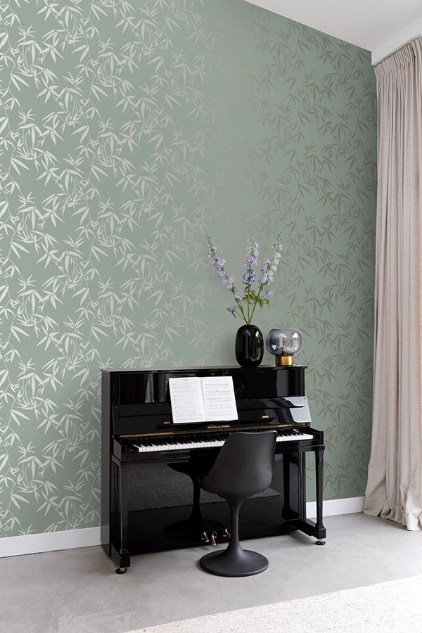 guadua-green-bamboo-leaves-wallpaper-york-wallcoverings-dd347736 - York Wallpaper Wallpaper