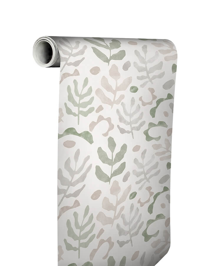 neutral-green-mira-peel-and-stick-wallpaper-york-wallcoverings-nus4937 - York Wallcoverings Wallpaper